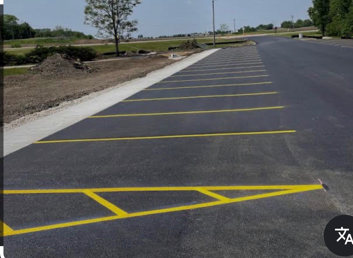 Crack sealing repair on asphalt surface